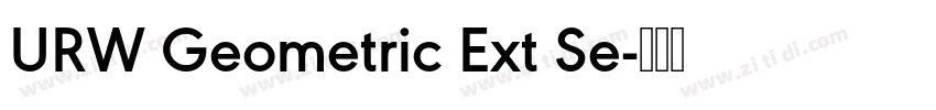 URW Geometric Ext Se字体转换